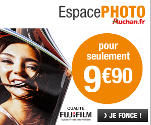 Votre livre photo à partir de 9,90€ : Espace photo Auchan